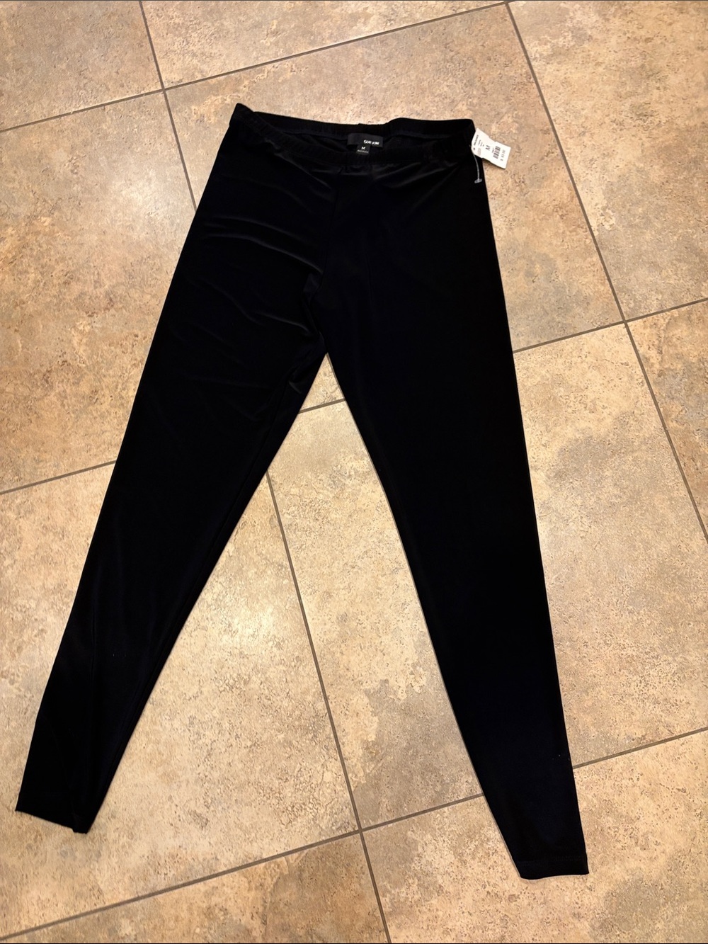 NWT Sun Kim Black Leggings Pants Size M Boutique Tags